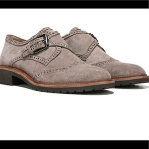 SARTO by Franco Sarto 8M, EUC, Suede, gray/beige

-